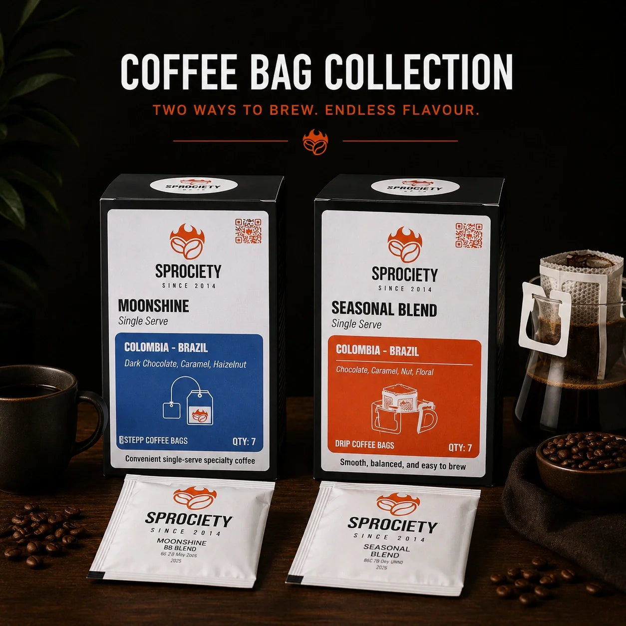 coffee bag collection