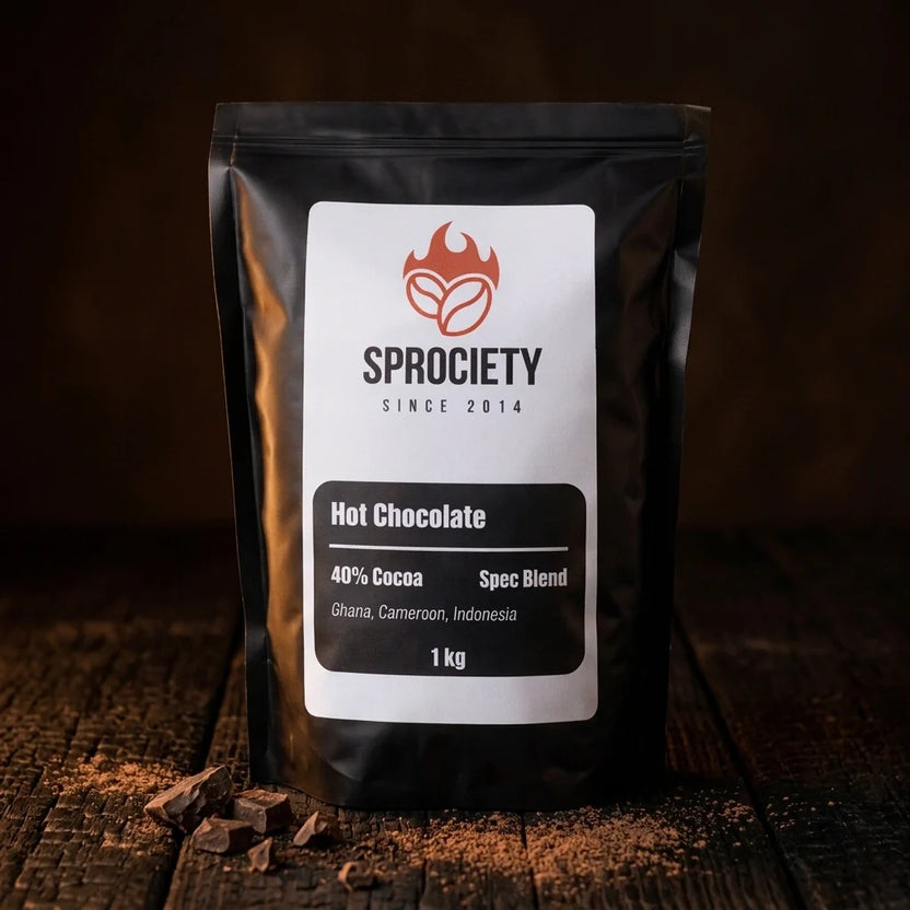 Sprociety premium hot chocolate