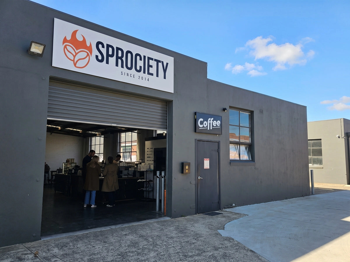 Sprociety café shopfront in Bayswater