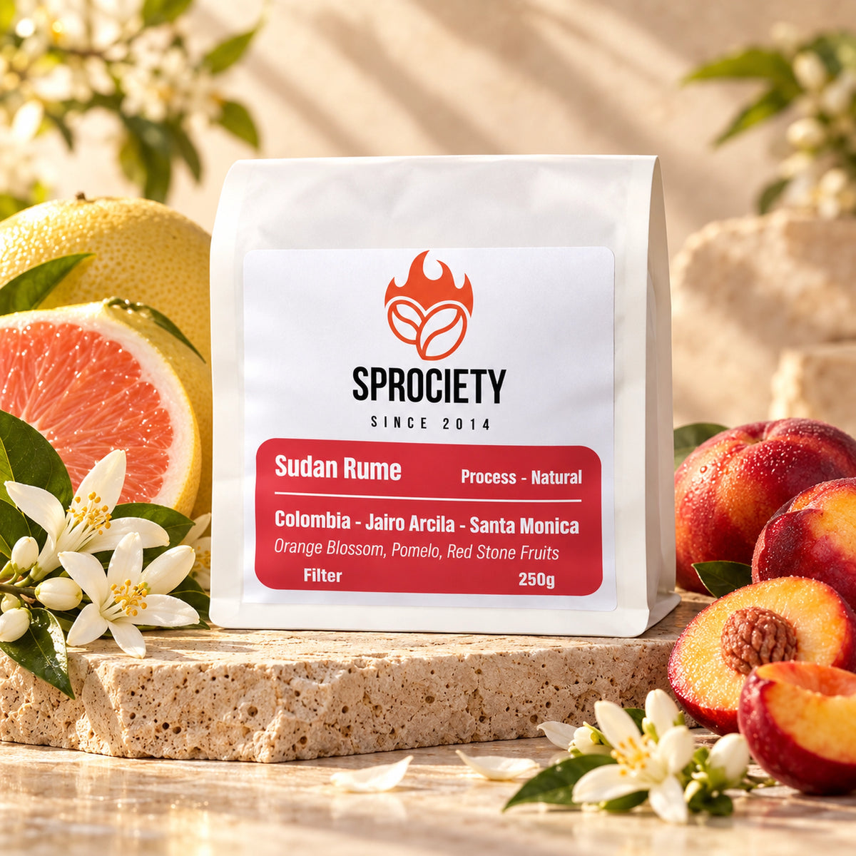 Sprociety Sudan Rume 250g bag – natural process Colombia filter roast